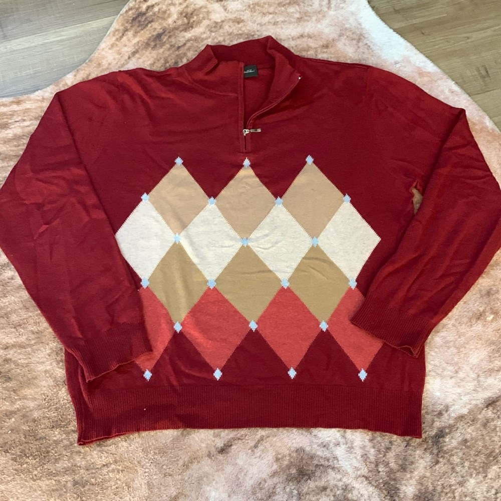 Cashmere/silk 1/4 zip M/L
